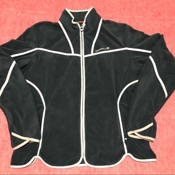 Merrell Activewear Contrast Trim Fleece Zip Jacket - Picture 5 of 10